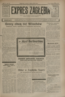 Expres Zagłębia : jedyny organ demokratyczny niezależny woj. kieleckiego. R.10, nr 60 (2 marca 1935)