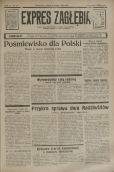 Expres Zagłębia : jedyny organ demokratyczny niezależny woj. kieleckiego. R.10, nr 74 (16 marca 1935)