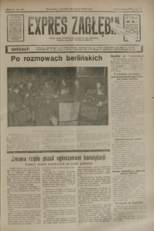 Expres Zagłębia : jedyny organ demokratyczny niezależny woj. kieleckiego. R.10, nr 86 (28 marca 1935)