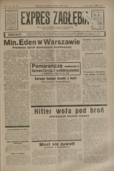 Expres Zagłębia : jedyny organ demokratyczny niezależny woj. kieleckiego. R.10, nr 92 (3 kwietnia 1935)
