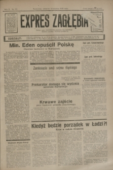 Expres Zagłębia : jedyny organ demokratyczny niezależny woj. kieleckiego. R.10, nr 93 (4 kwietnia 1935)
