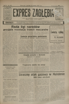 Expres Zagłębia : jedyny organ demokratyczny niezależny woj. kieleckiego. R.10, nr 107 (18 kwietnia 1935)