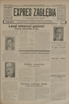 Expres Zagłębia : jedyny organ demokratyczny niezależny woj. kieleckiego. R.10, nr 156 (8 czerwca 1935)