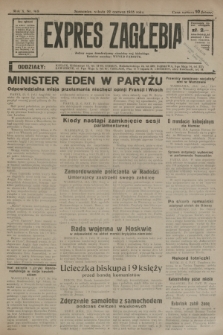 Expres Zagłębia : jedyny organ demokratyczny niezależny woj. kieleckiego. R.10, nr 168 (22 czerwca 1935)