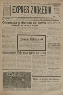 Expres Zagłębia : jedyny organ demokratyczny niezależny woj. kieleckiego. R.10, nr 173 (27 czerwca 1935)