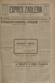 Expres Zagłębia : jedyny organ demokratyczny niezależny woj. kieleckiego. R.10, nr 198 (23 lipca 1935)