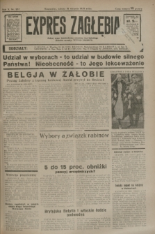 Expres Zagłębia : jedyny organ demokratyczny niezależny woj. kieleckiego. R.10, nr 237 (31 sierpnia 1935)