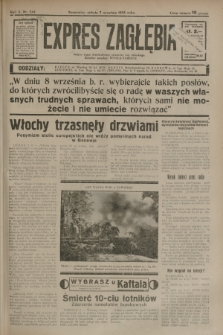 Expres Zagłębia : jedyny organ demokratyczny niezależny woj. kieleckiego. R.10, nr 244 (7 września 1935)