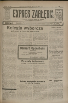 Expres Zagłębia : jedyny organ demokratyczny niezależny woj. kieleckiego. R.10, nr 253 (16 września 1935)