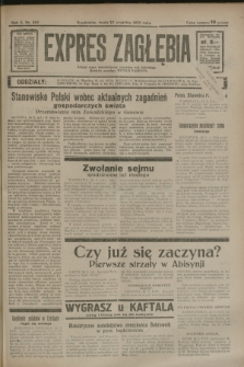 Expres Zagłębia : jedyny organ demokratyczny niezależny woj. kieleckiego. R.10, nr 262 (25 września 1935)