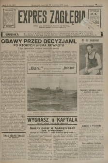 Expres Zagłębia : jedyny organ demokratyczny niezależny woj. kieleckiego. R.10, nr 263 (26 września 1935)