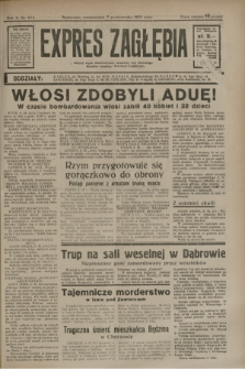 Expres Zagłębia : jedyny organ demokratyczny niezależny woj. kieleckiego. R.10, nr 274 (7 października 1935)