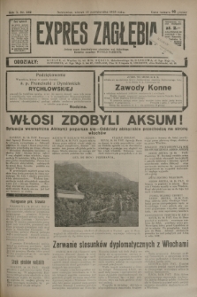 Expres Zagłębia : jedyny organ demokratyczny niezależny woj. kieleckiego. R.10, nr 282 (15 października 1935)
