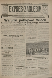Expres Zagłębia : jedyny organ demokratyczny niezależny woj. kieleckiego. R.10, nr 291 (24 października 1935)