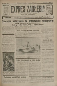 Expres Zagłębia : jedyny organ demokratyczny niezależny woj. kieleckiego. R.10, nr 302 (4 listopada 1935)