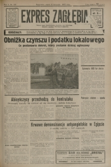 Expres Zagłębia : jedyny organ demokratyczny niezależny woj. kieleckiego. R.10, nr 312 (15 listopada 1935)