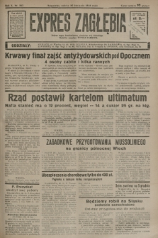 Expres Zagłębia : jedyny organ demokratyczny niezależny woj. kieleckiego. R.10, nr 327 (30 listopada 1935)