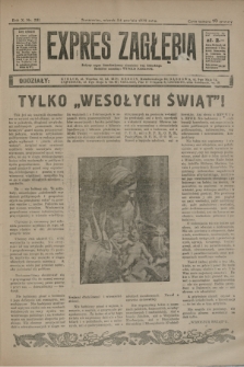 Expres Zagłębia : jedyny organ demokratyczny niezależny woj. kieleckiego. R.10, nr 351 (24 grudnia 1935)