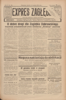 Expres Zagłębia : jedyny organ demokratyczny niezależny woj. kieleckiego. R.11, nr 104 (16 kwietnia 1936)