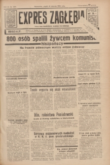 Expres Zagłębia : jedyny organ demokratyczny niezależny woj. kieleckiego. R.11, nr 228 (21 sierpnia 1936)