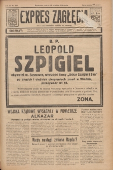 Expres Zagłębia : jedyny organ demokratyczny niezależny woj. kieleckiego. R.11, nr 257 (19 września 1936)