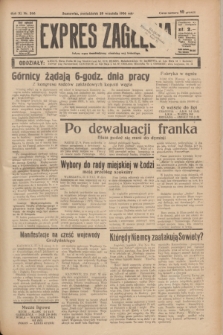 Expres Zagłębia : jedyny organ demokratyczny niezależny woj. kieleckiego. R.11, nr 266 (28 września 1936)