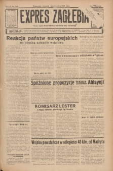Expres Zagłębia : jedyny organ demokratyczny niezależny woj. kieleckiego. R.11, nr 269 (1 października 1936)