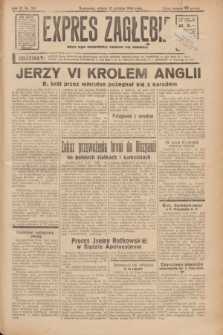 Expres Zagłębia : jedyny organ demokratyczny niezależny woj. kieleckiego. R.11, nr 341 (12 grudnia 1936)