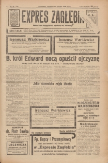 Expres Zagłębia : jedyny organ demokratyczny niezależny woj. kieleckiego. R.11, nr 342 (13 grudnia 1936)