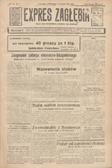 Expres Zagłębia : jedyny organ demokratyczny niezależny woj. kieleckiego. R.12, nr 4 (4 stycznia 1937)