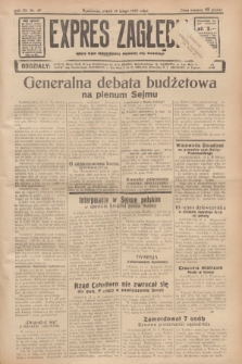 Expres Zagłębia : jedyny organ demokratyczny niezależny woj. kieleckiego. R.12, nr 43 (12 lutego 1937)