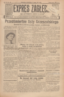 Expres Zagłębia : jedyny organ demokratyczny niezależny woj. kieleckiego. R.12, nr 46 (15 lutego 1937)