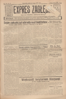 Expres Zagłębia : jedyny organ demokratyczny niezależny woj. kieleckiego. R.12, nr 57 (26 lutego 1937)