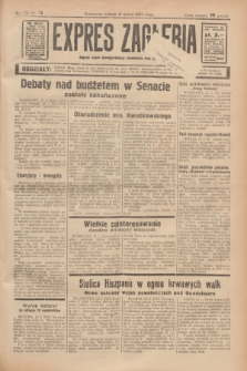 Expres Zagłębia : jedyny organ demokratyczny niezależny woj. kieleckiego. R.12, nr 74 (13 marca 1937)
