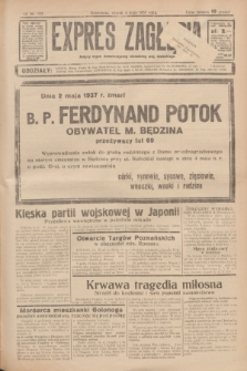 Expres Zagłębia : jedyny organ demokratyczny niezależny woj. kieleckiego. R.12, nr 123 (4 maja 1937)