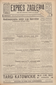 Expres Zagłębia : jedyny organ demokratyczny niezależny woj. kieleckiego. R.12, nr 145 (27 maja 1937)