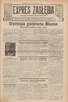 Expres Zagłębia : jedyny organ demokratyczny niezależny woj. kieleckiego. R.12, nr 171 (22 czerwca 1937)
