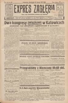 Expres Zagłębia : jedyny organ demokratyczny niezależny woj. kieleckiego. R.12, nr 233 (23 sierpnia 1937)