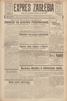 Expres Zagłębia : jedyny organ demokratyczny niezależny woj. kieleckiego. R.12, nr 242 (1 września 1937)