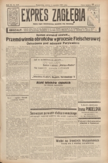 Expres Zagłębia : jedyny organ demokratyczny niezależny woj. kieleckiego. R.12, nr 245 (4 września 1937)