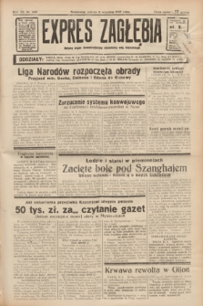 Expres Zagłębia : jedyny organ demokratyczny niezależny woj. kieleckiego. R.12, nr 252 (11 września 1937)