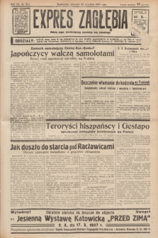 Expres Zagłębia : jedyny organ demokratyczny niezależny woj. kieleckiego. R.12, nr 264 (23 września 1937)