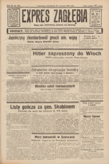 Expres Zagłębia : jedyny organ demokratyczny niezależny woj. kieleckiego. R.12, nr 268 (27 września 1937) + wkładka