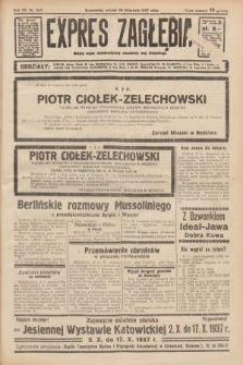 Expres Zagłębia : jedyny organ demokratyczny niezależny woj. kieleckiego. R.12, nr 269 (28 września 1937)