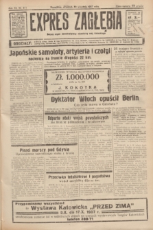 Expres Zagłębia : jedyny organ demokratyczny niezależny woj. kieleckiego. R.12, nr 271 (30 września 1937)