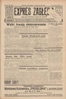 Expres Zagłębia : jedyny organ demokratyczny niezależny woj. kieleckiego. R.12, nr 275 (4 października 1937) + wkładka