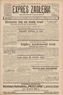 Expres Zagłębia : jedyny organ demokratyczny niezależny woj. kieleckiego. R.12, nr 277 (6 października 1937)