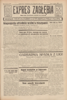 Expres Zagłębia : jedyny organ demokratyczny niezależny woj. kieleckiego. R.12, nr 289 (18 października 1937)