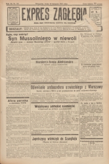 Expres Zagłębia : jedyny organ demokratyczny niezależny woj. kieleckiego. R.12, nr 311 (10 listopada 1937)