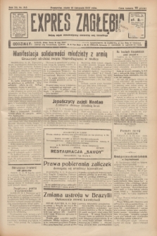 Expres Zagłębia : jedyny organ demokratyczny niezależny woj. kieleckiego. R.12, nr 313 (12 listopada 1937)